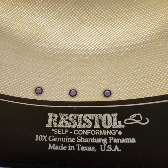Resistol Hazer 10X Shantung Straw Hat - Picture 7 of 9